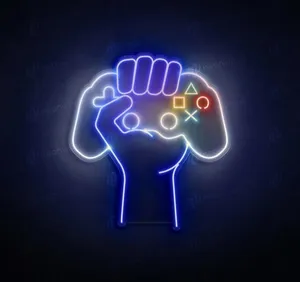 نیون دیواری مناسب گیمینگ سایز 50در50