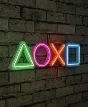 نیون دیواری مناسب گیمینگ سایز 50در50