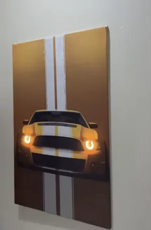 فوتو نیون ماشین مناسب دکور اتاق و نمایشگاه سایز 30در40