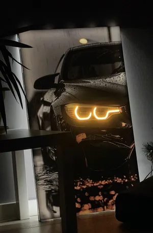 فوتو نیون طرح ماشین مناسب دکور اتاق و نمایشگاه سایز 30در40